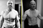 The UFC president shared before and after pictures from the gruelling fast
