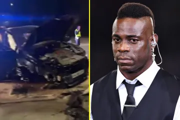 The former Manchester City and Liverpool striker was involved in the crash in Italy on Thursday night